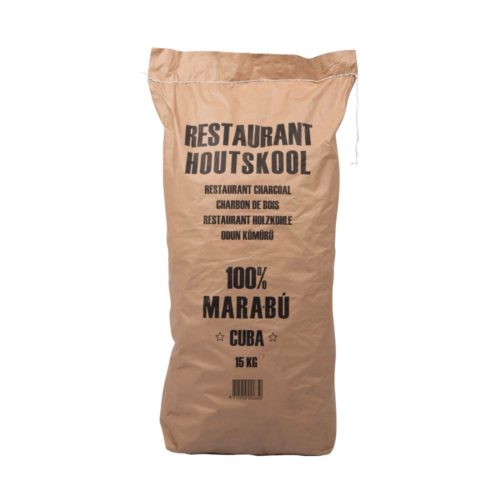 Dammers restaurant houtskool 15kg - Cubaanse Marabu