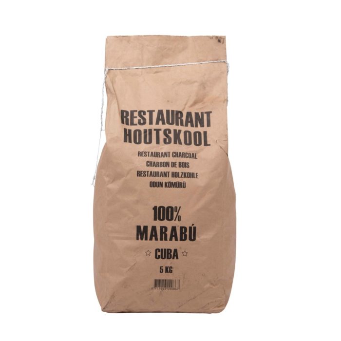 Dammers restaurant houtskool 5kg - Cubaanse Marabu