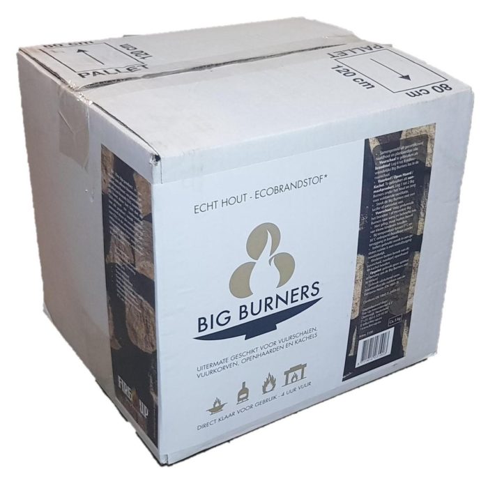 Fire-Up Aanmaakblokjes FSC Big Burners - Eco Brandstof, doos a 5 kg