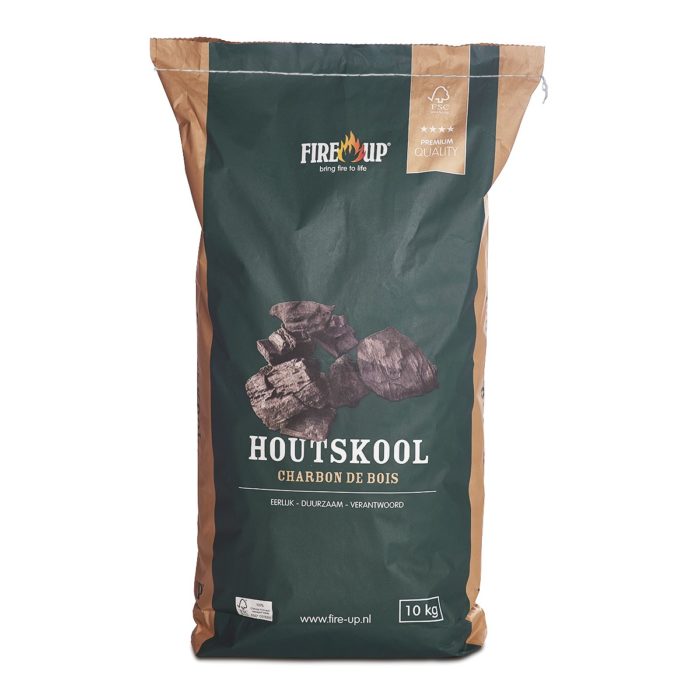 Fire-Up Premium Houtskool 10 kg per zak