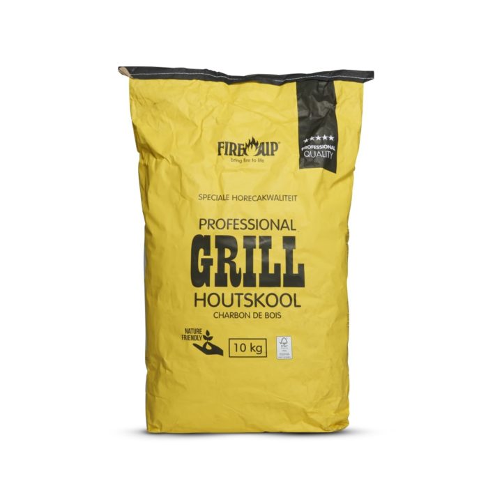Fire-Up Professional Grill restaurant houtskool 10 kg per zak black wattle-eucalyptus