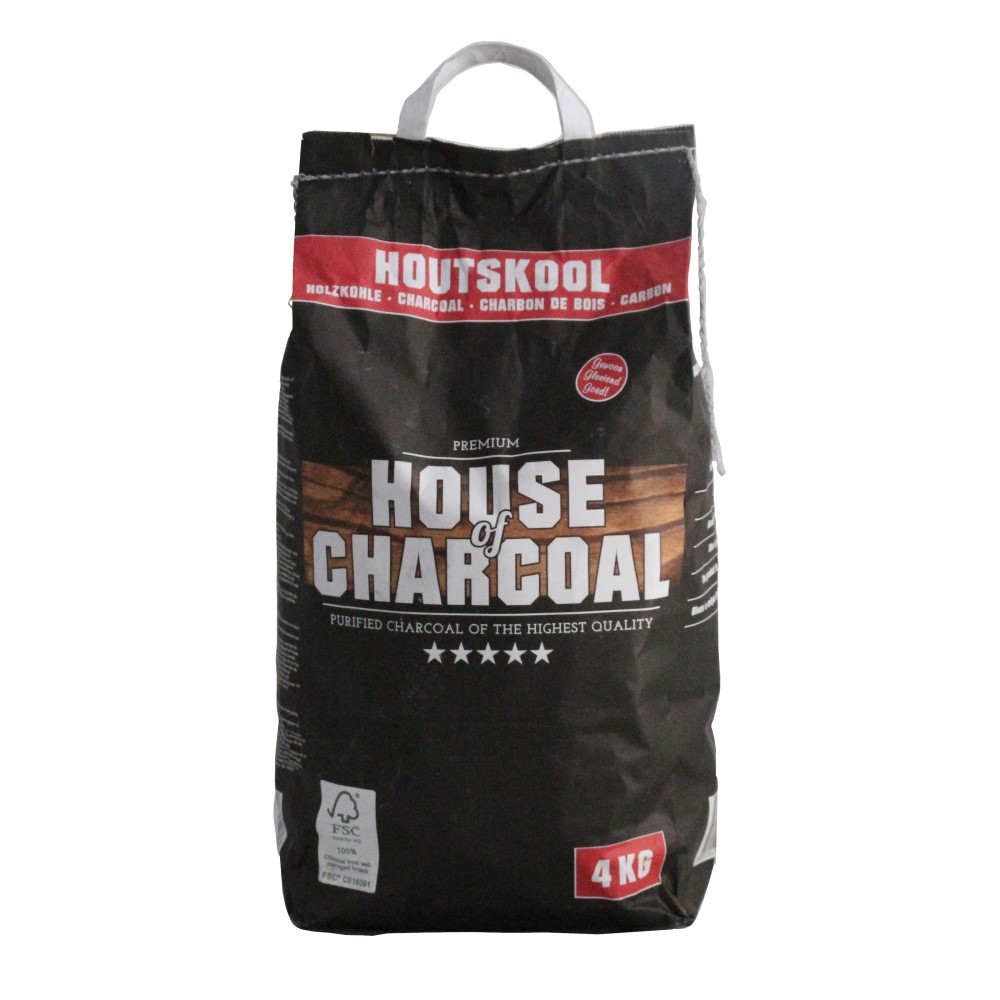 House of Charcoal Premium Houtskool 4 kg
