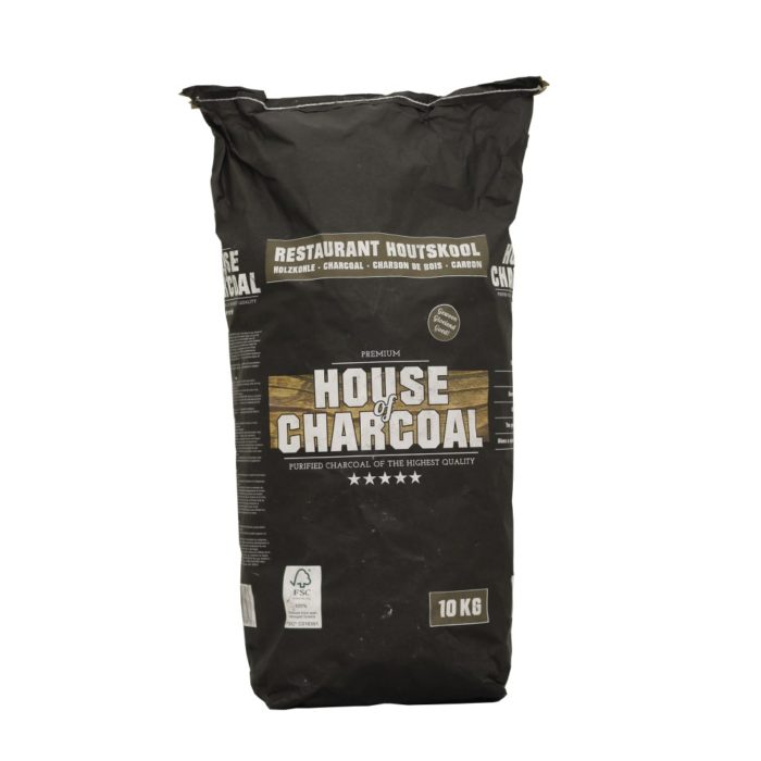 House of Charcoal premium Restaurant houtskool 10 kg - Acacia - Black Wattle