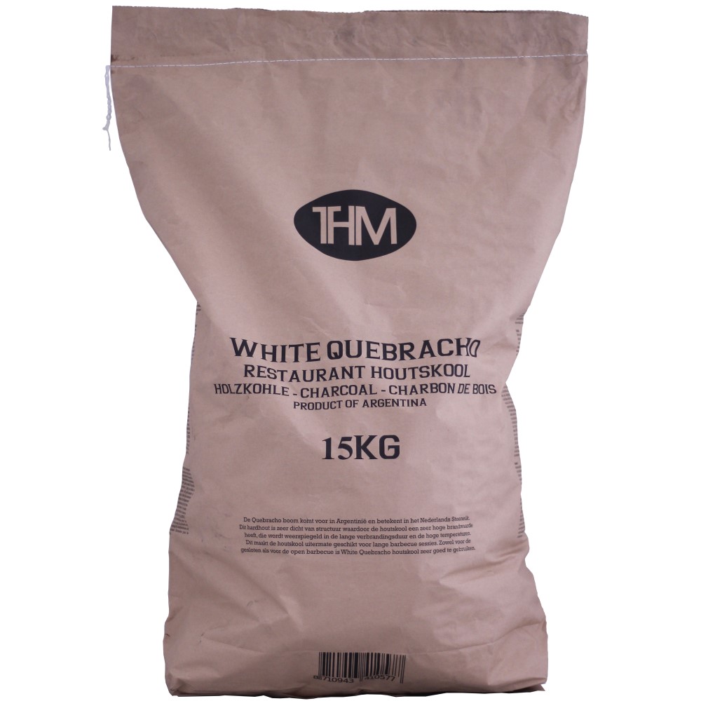 Restaurant houtskool 15 kg White Quebracho THM