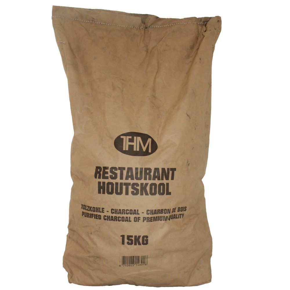 Restaurant houtskool THM 15 kg - Nigeriaans Mangrove hardhout