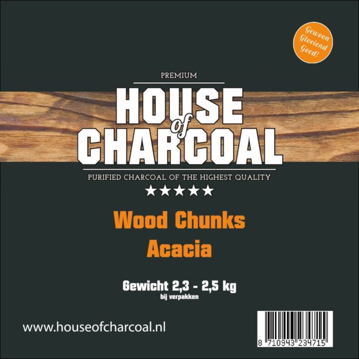 House of Charcoal Rookhout Acacia Chunks 2,3-2,5 kg