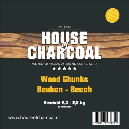 House of Charcoal Rookhout Beuken Chunks 2,3-2,5 kg