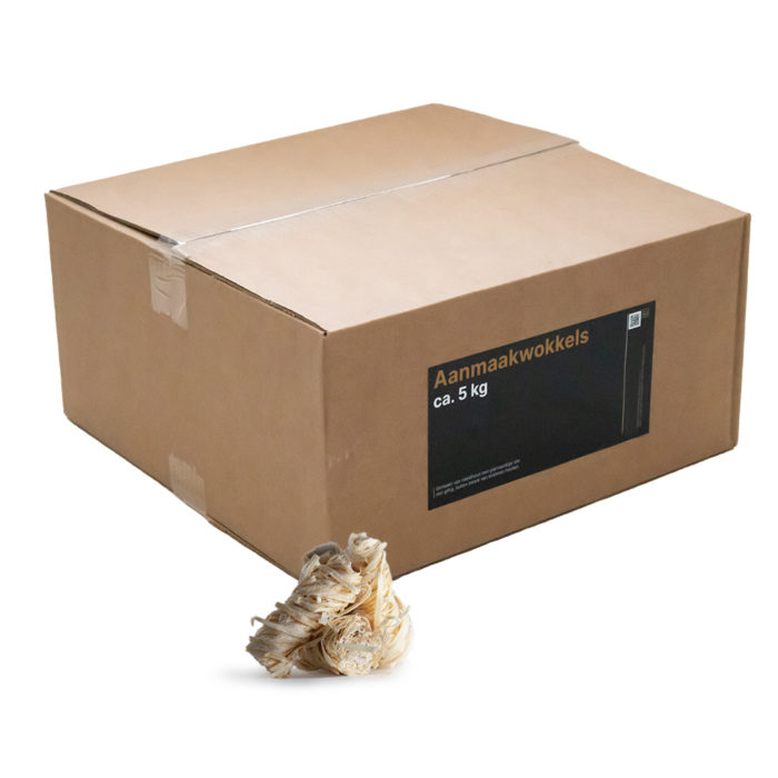 HoutskoolXXL Aanmaakwokkels doos ca. 5kg - verpakking